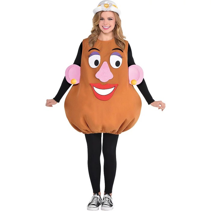 Diy mrs potato head costume