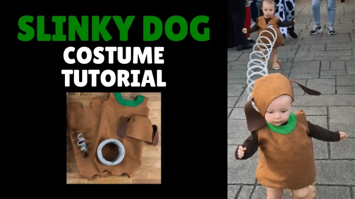 Slinky dog costume diy