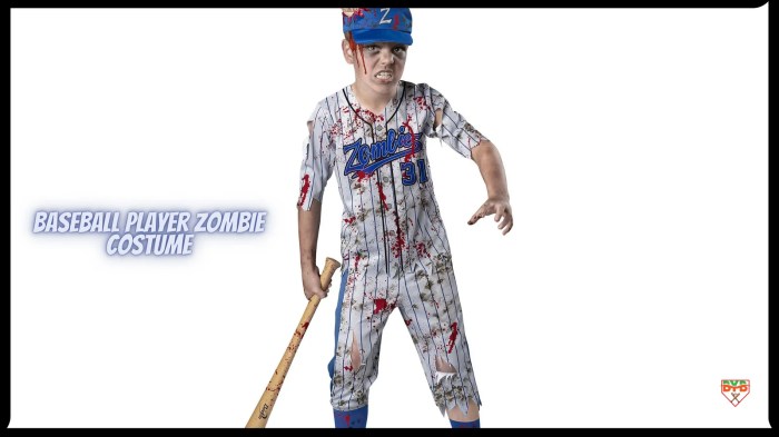 Baseball player diy costume