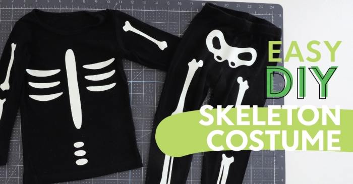 Diy skeleton costume template