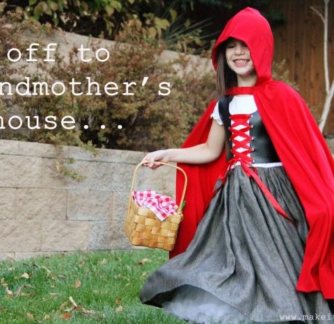 Diy red riding hood costumes