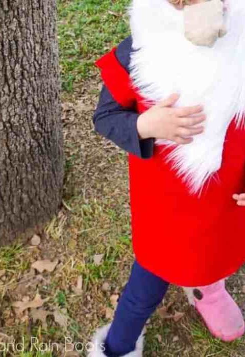 Lawn gnome costume diy