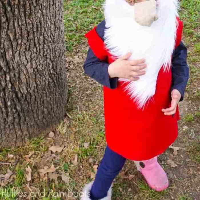 Lawn gnome costume diy