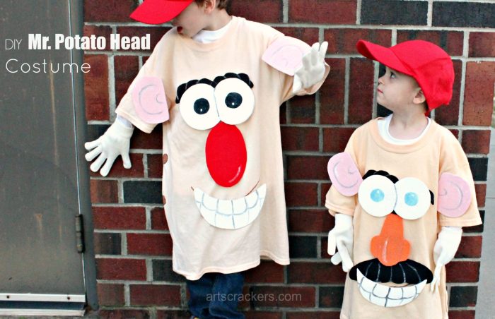 Diy mrs potato head costume