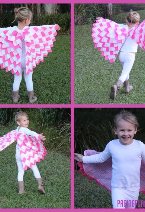 Diy bird wings costume